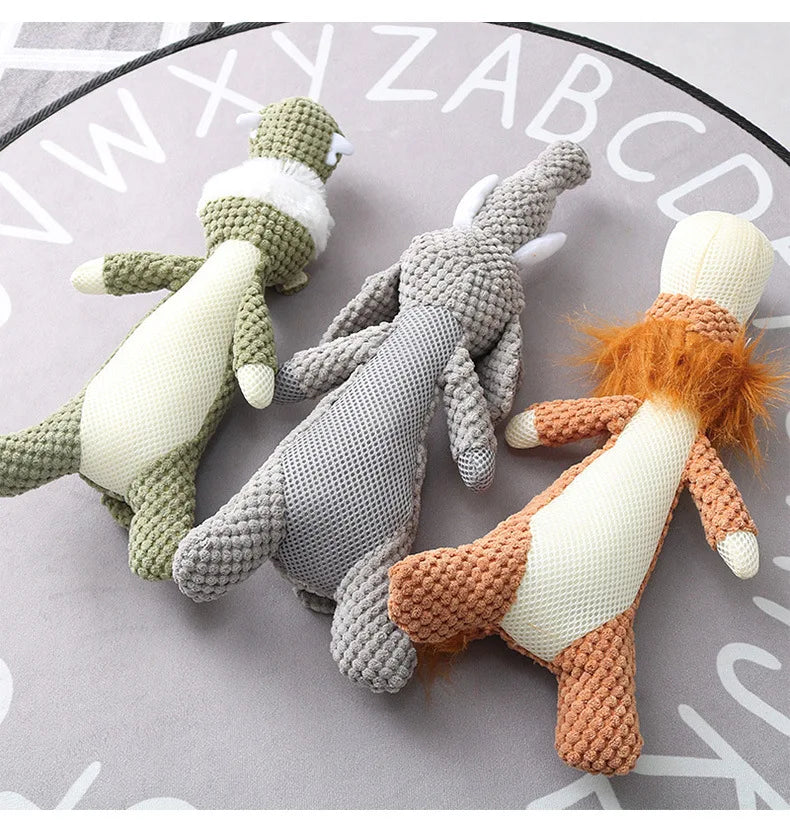 Plush Puppy/ Dog / Elephant Chew ; Squeak Toys