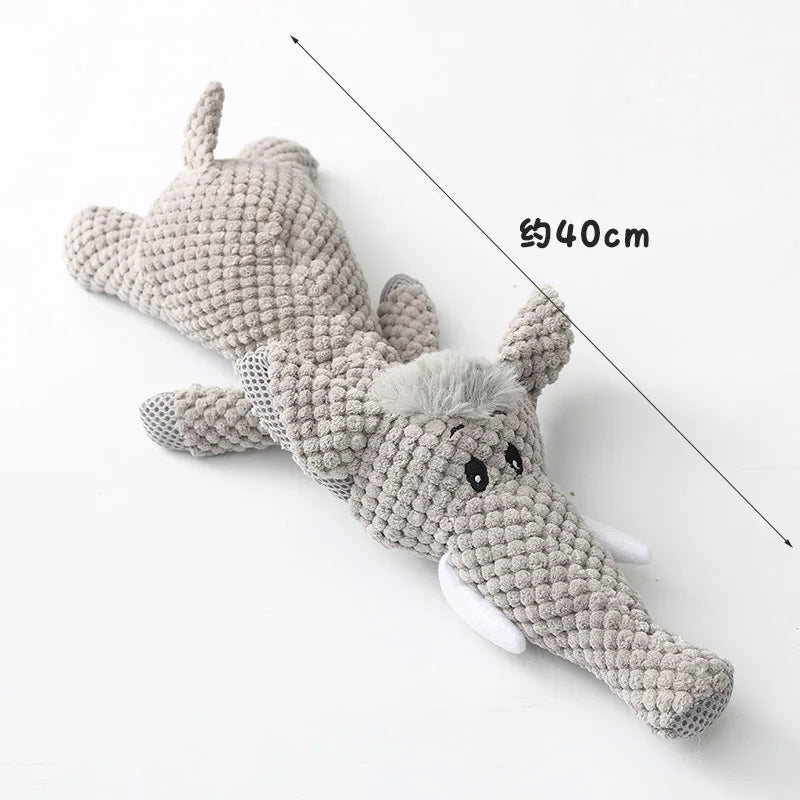 Plush Puppy/ Dog / Elephant Chew ; Squeak Toys