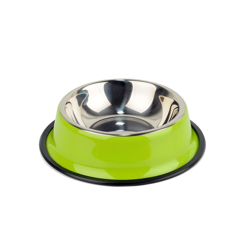 4 Colors Stainless Steel Dog/ Cat Bowls;