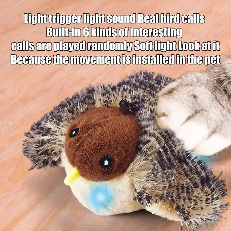 Flappy Bird Interactive Cat Toy; USB Rechargeable Remote Control