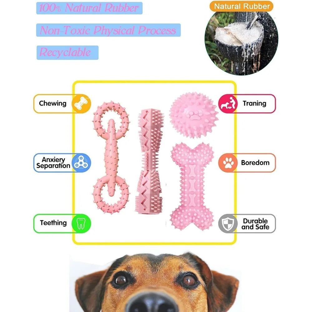 Puppy Toys/ 2-8 Months; Teething Toys for Puppies;