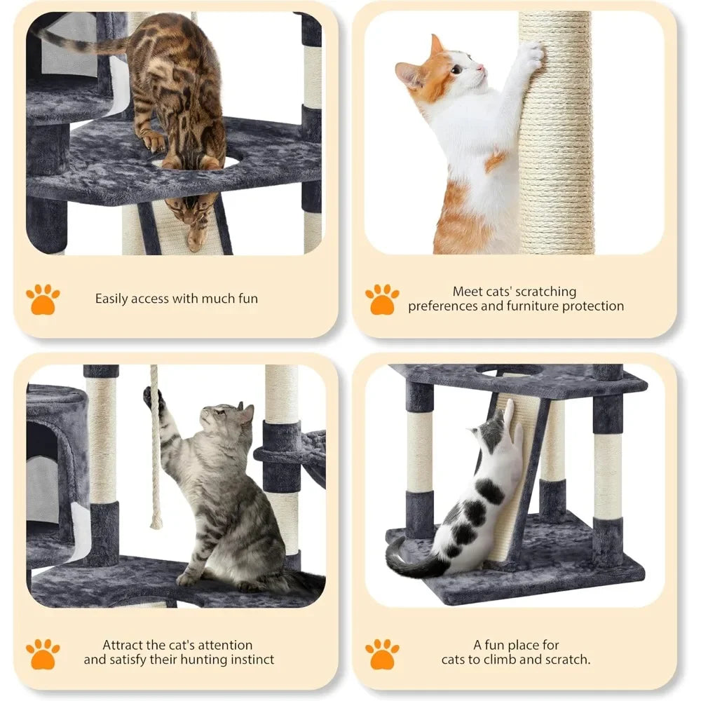 79inMulti-Level Tower;Condo / Kittens& Cats;