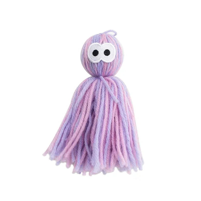 Wool Octopus Cat / Kitten Toy;