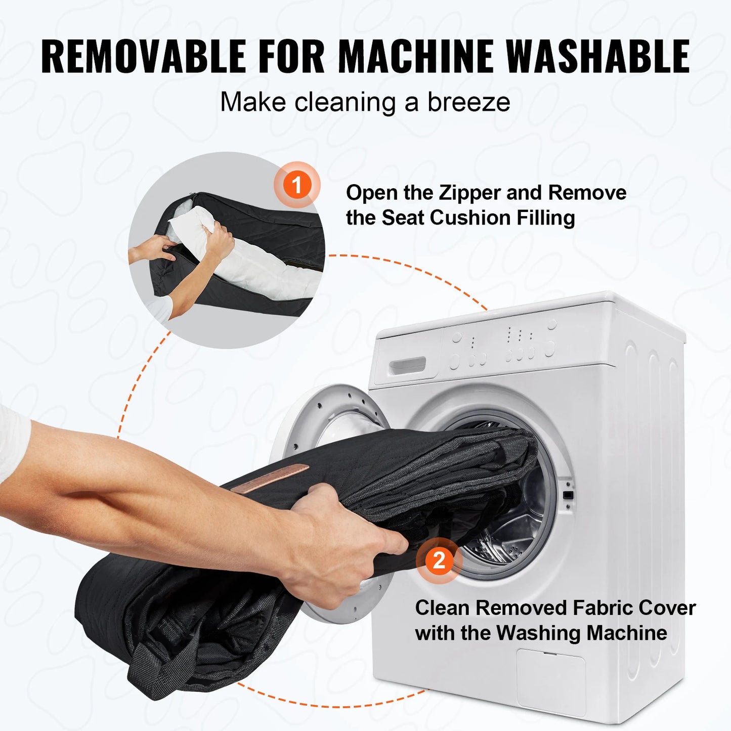 Dog Car Seat; Waterproof Dog Booster Seat; Pet Car Seat with Clip-On Safety Leash;