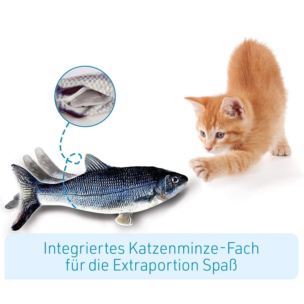Cat Interactive Floppy Fish; USB Charger; Realistic;