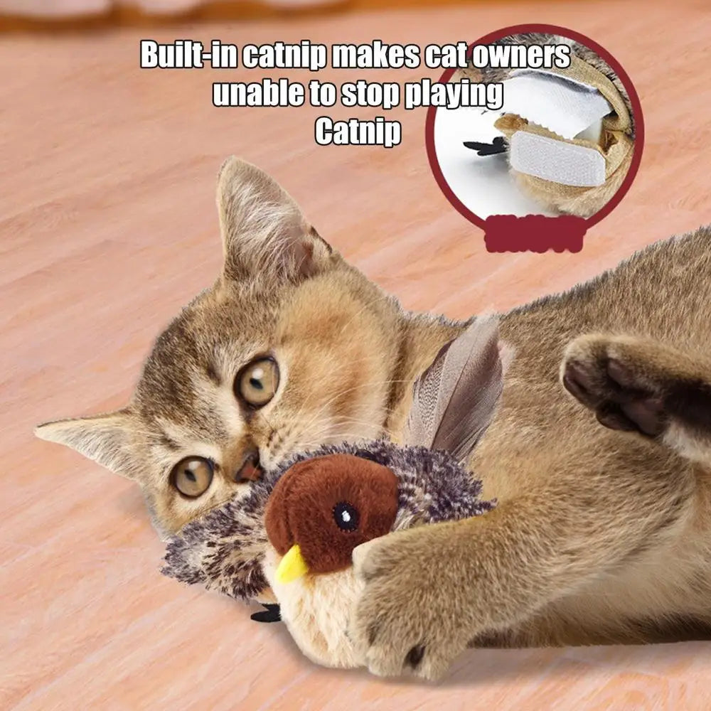 Flappy Bird Interactive Cat Toy; USB Rechargeable Remote Control