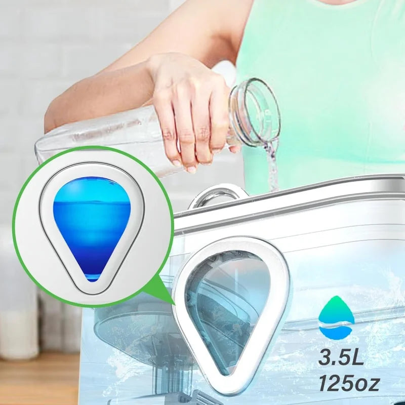 Auto large capacity pet water dispenser; stainless steel water fountain with LED Lighting;