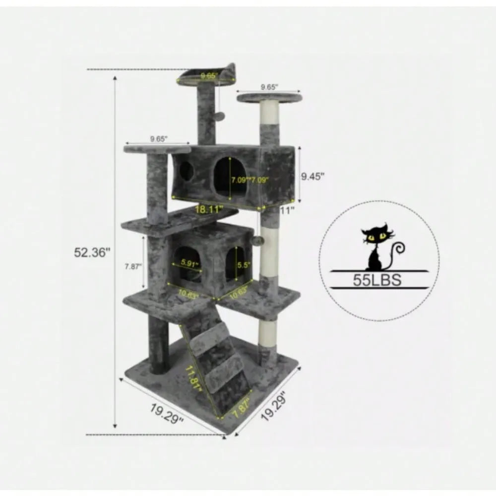 Cat Tree Tower 55"/ Activity Center;