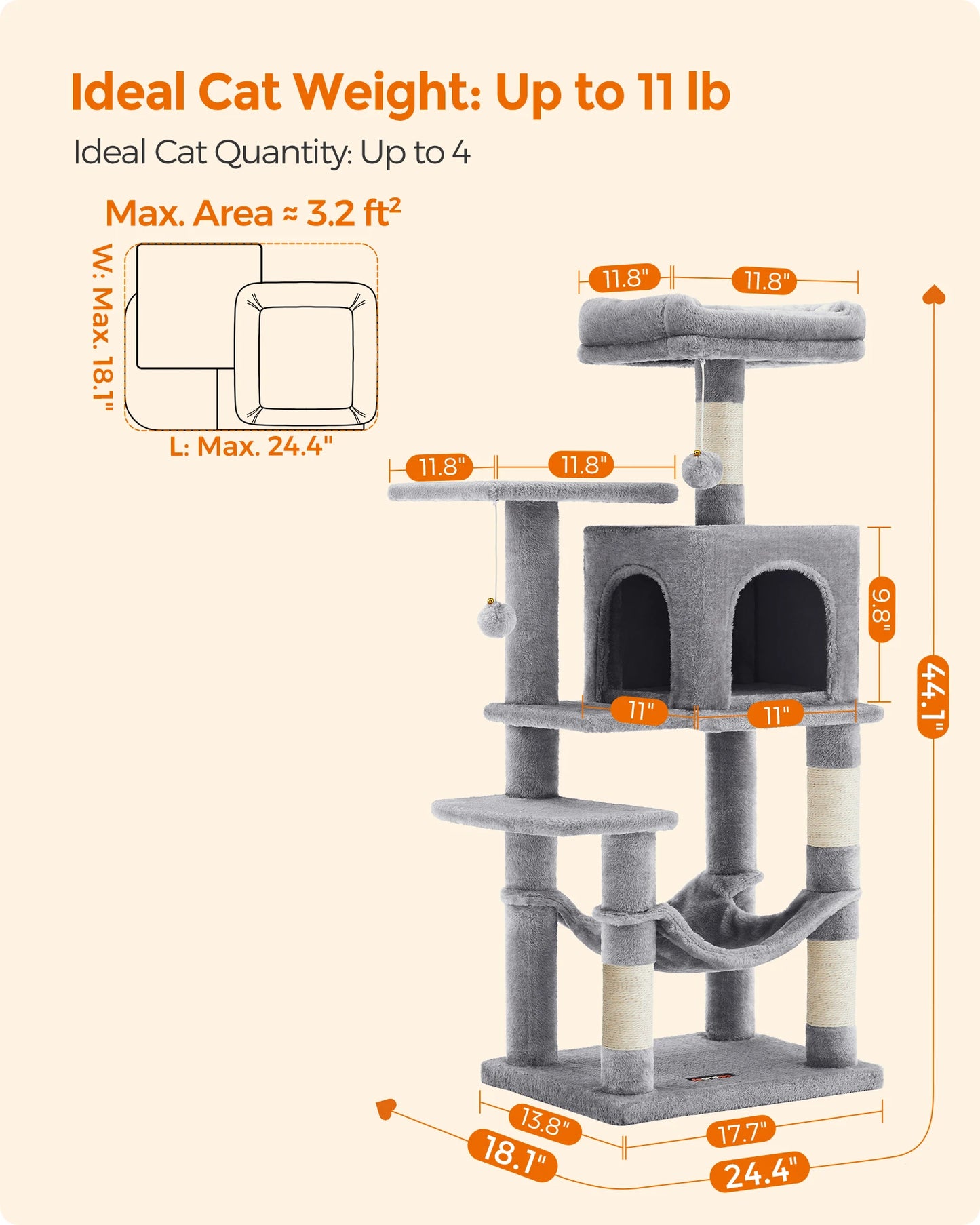 Cat Tree, Cat Tower; Cat Condo ,Cat Cave;