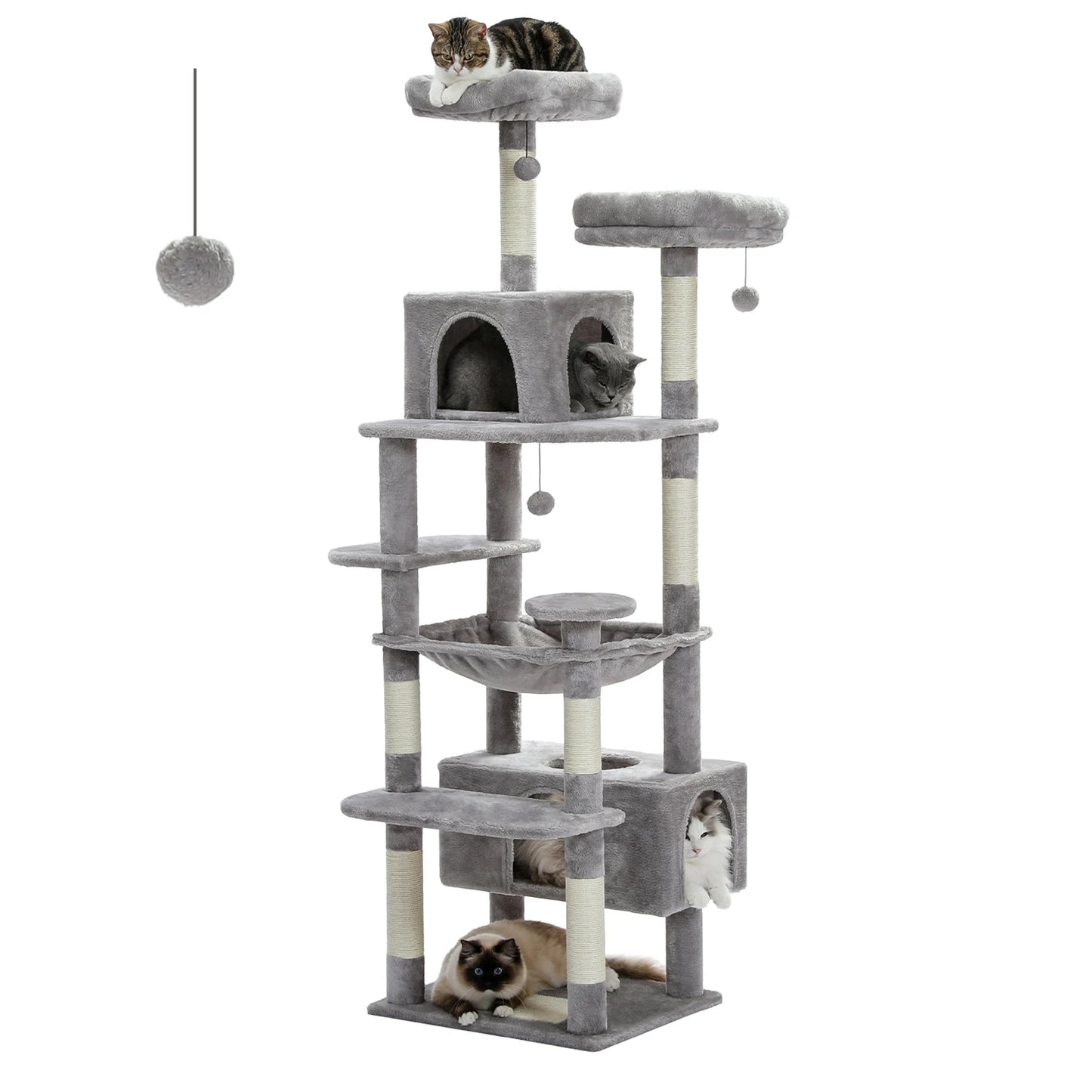 Large Cat Tree & Tower for Indoor Cats