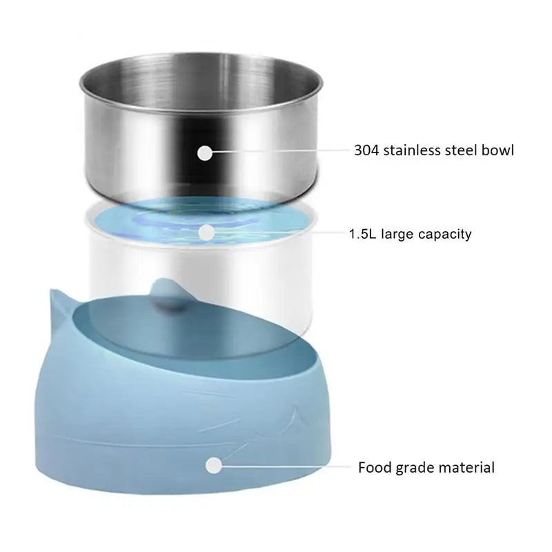 Heated Pet Bow;lPet Winter Heated Feed Cage Bowl; Constant Temperature Heating; l