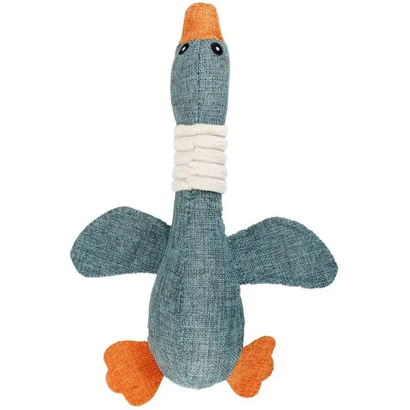 Mallard Duck Dog Toy; Aggressive Chewers; Dog Squeaky Toy;