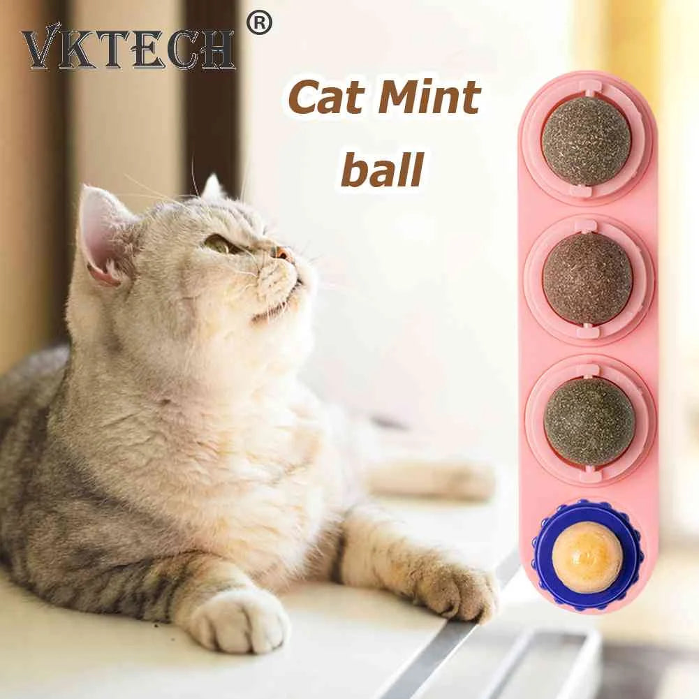 Cat Mint Ball Natural; Pet Catnip Toys;