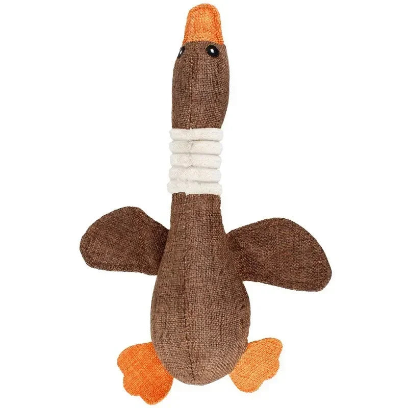 Mallard Duck Dog Toy; Aggressive Chewers; Dog Squeaky Toy;
