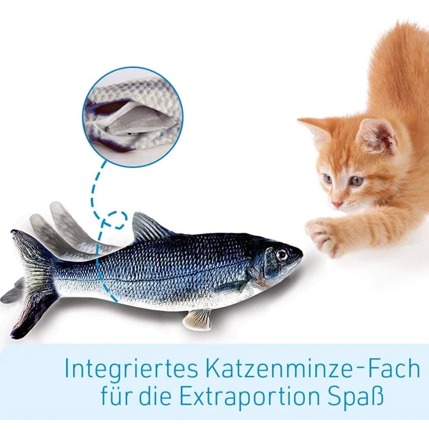Cat Interactive Floppy Fish; USB Charger; Realistic;