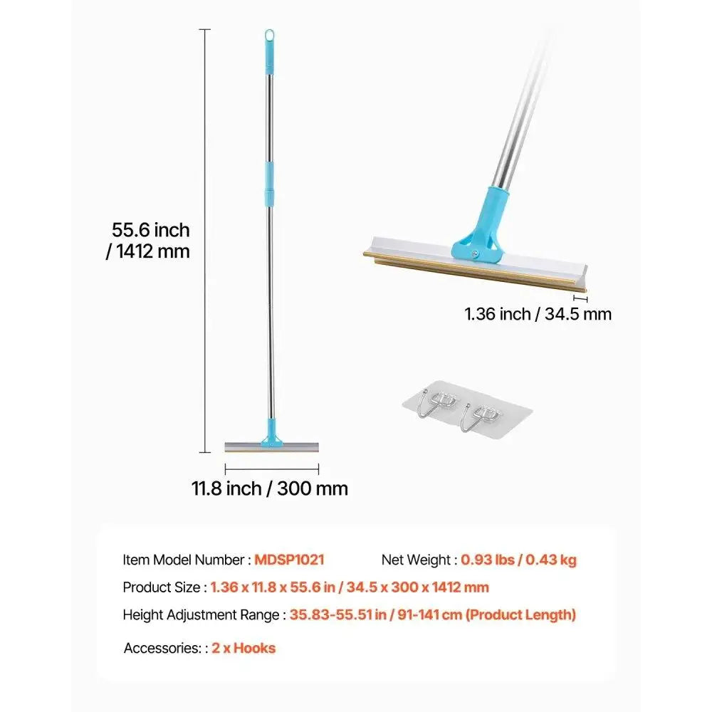 Pet Hair Removal Carpet Rake; Adjustable Handle; Pet Hair Broom Tool;