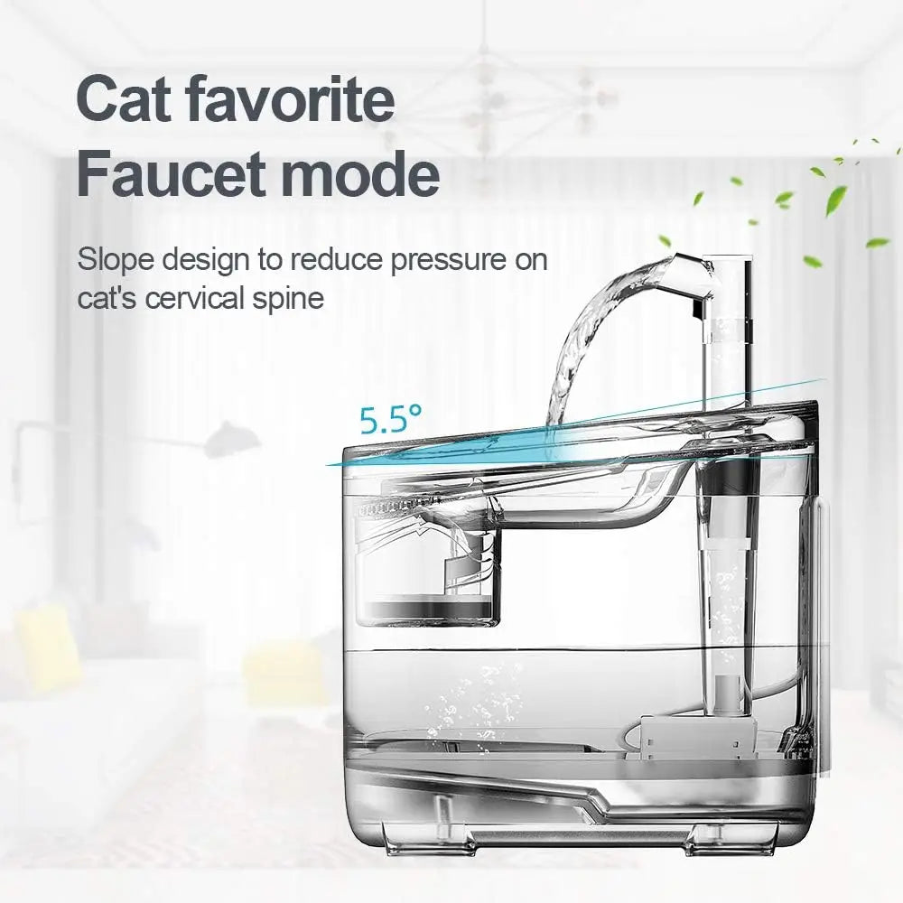 Cat Water Fountain; Automatic Pet Drinking Fountain;