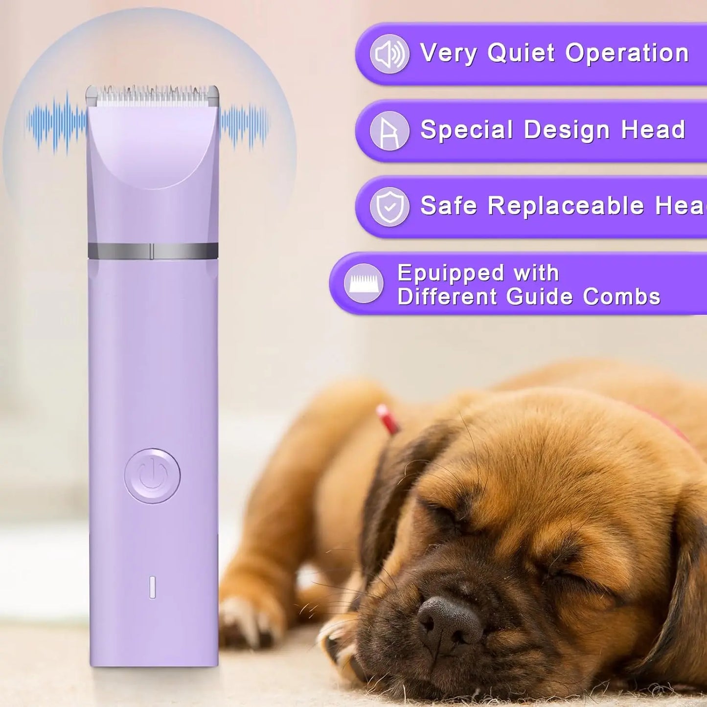 Pet Grooming Clippers Kt iCordless;Electric Rechargeable ;Trimmer Tools;Cordless Quiet Pet Nail Paw Grinder;