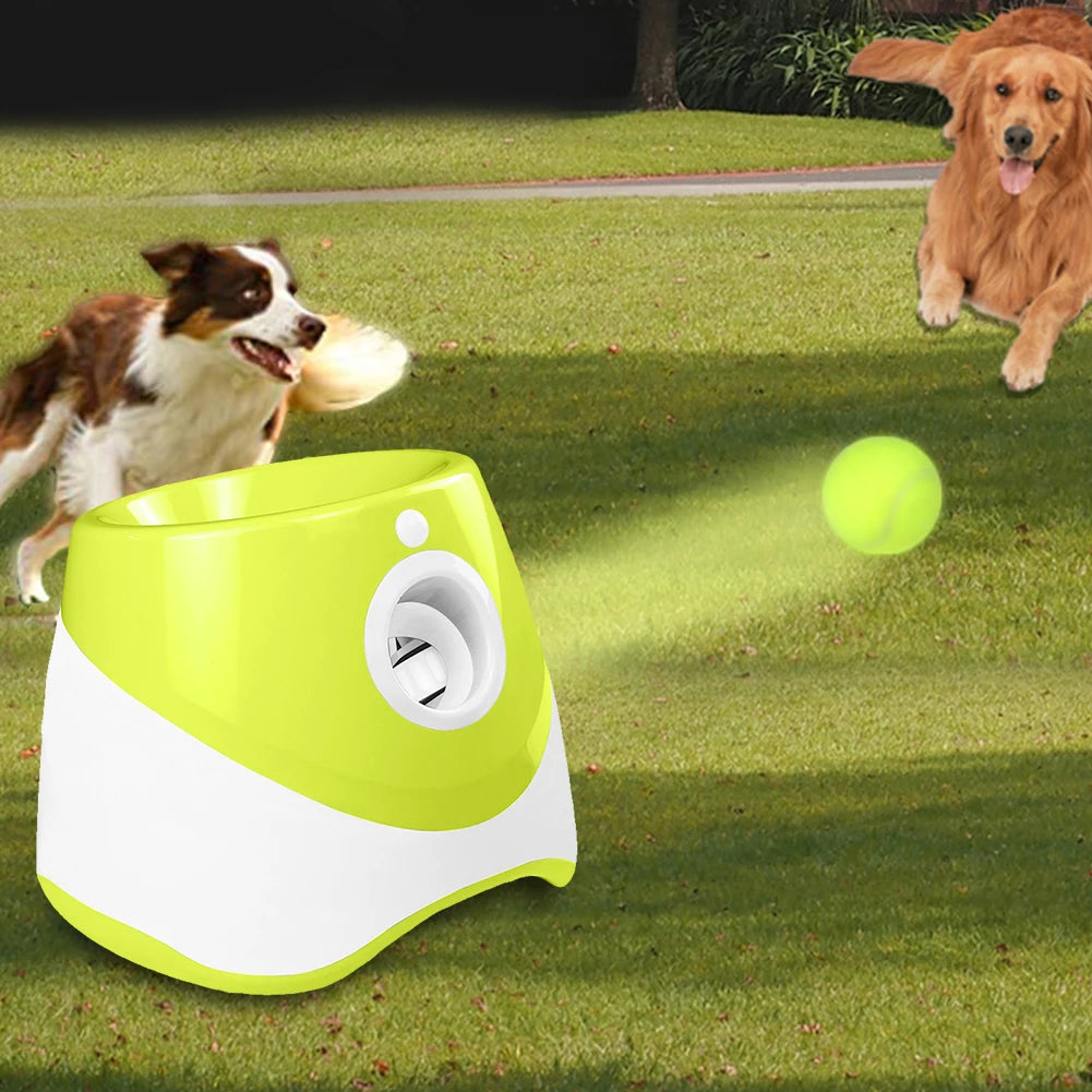 Dog Tennis Ball Launcher; Automatic; Interactive , Rechargable;