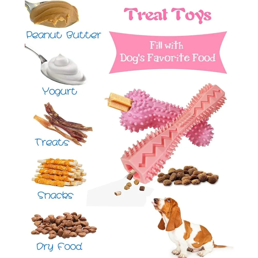 Puppy Toys/ 2-8 Months; Teething Toys for Puppies;