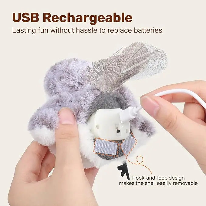 Cat Toys Flapping Bird; Cat Kicker Catnip Toys
