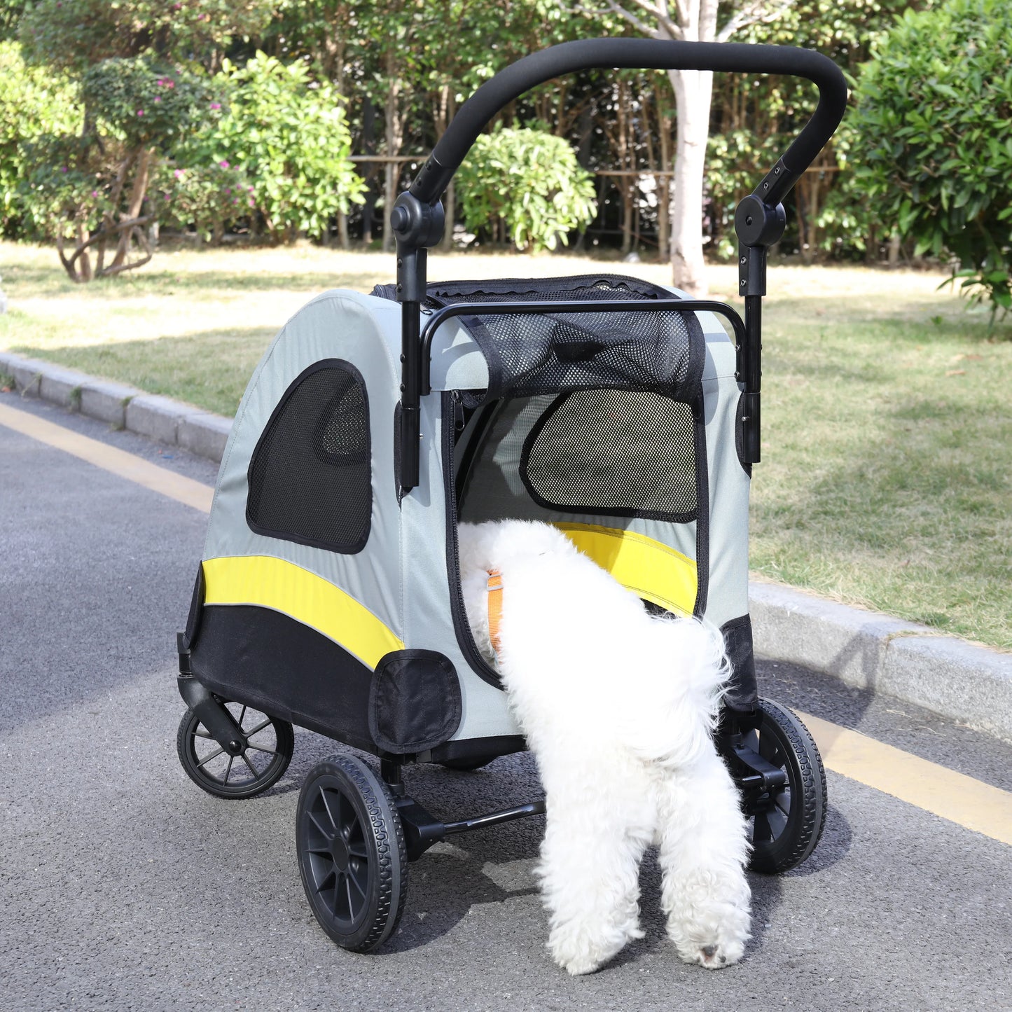 Portable Dog Stroller; Pet Jogger Wagon; Foldable ;