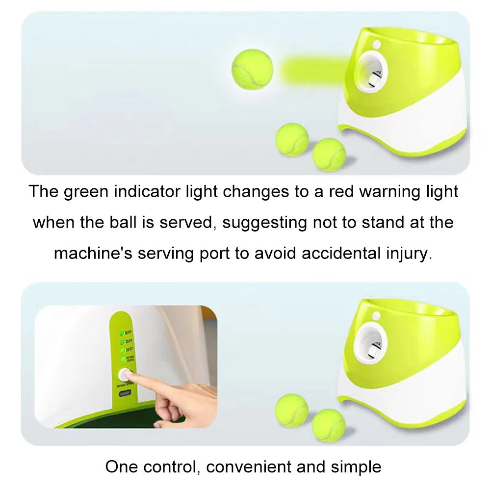 Dog Tennis Ball Launcher; Automatic; Interactive , Rechargable;