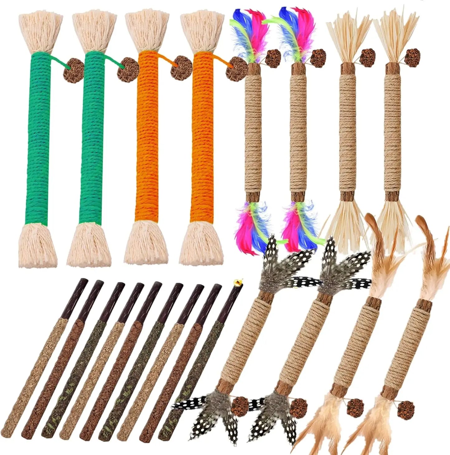 12 pks / Silver Vine Chew Stick Cat Toys,