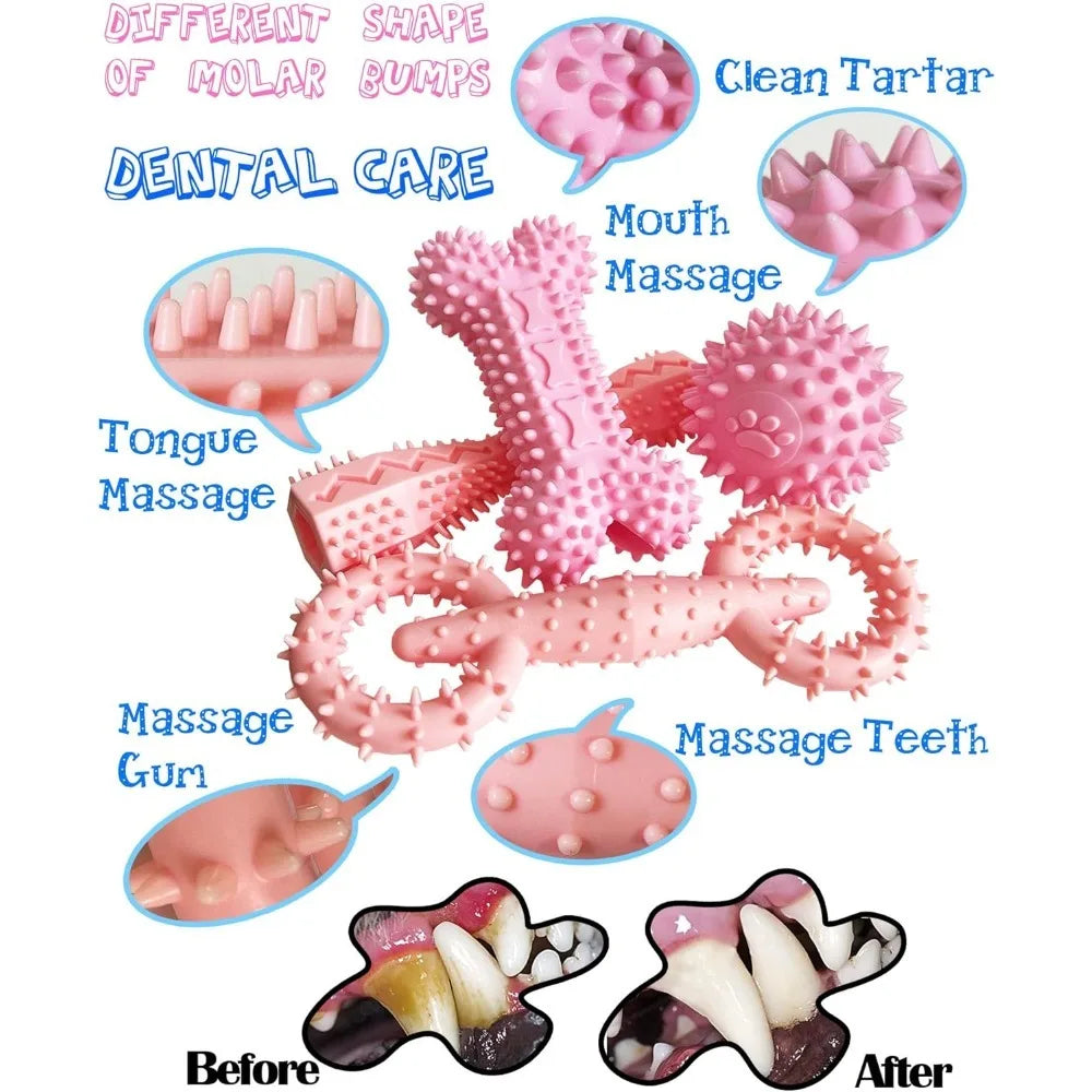Puppy Toys/ 2-8 Months; Teething Toys for Puppies;