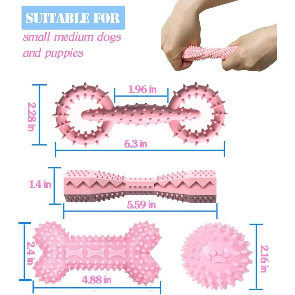 Puppy Toys/ 2-8 Months; Teething Toys for Puppies;