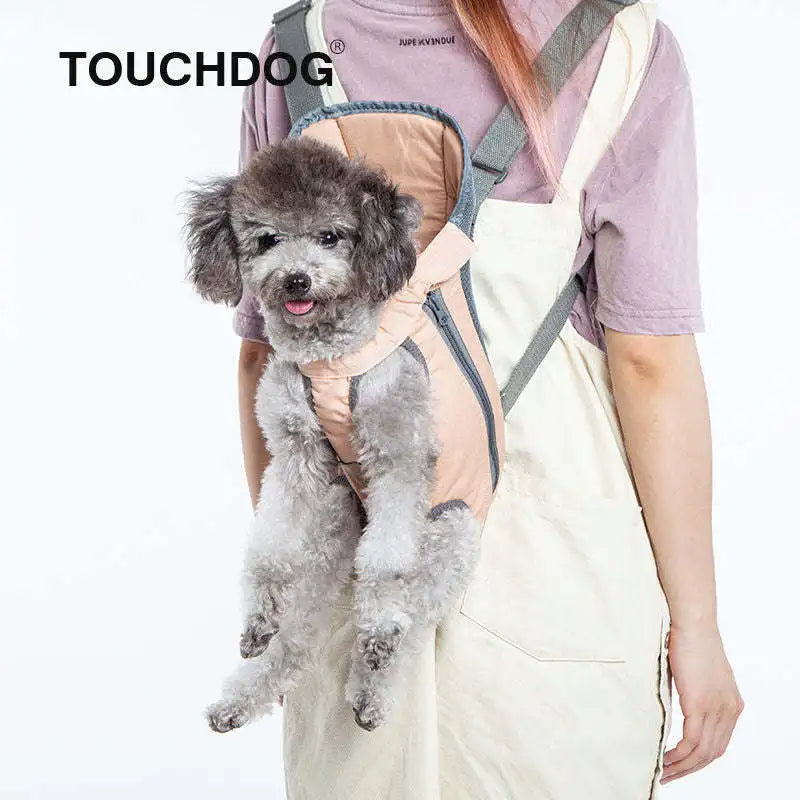 Backpack Dog Carrier; 'Wiggle-Sack' Front/Back carrier;