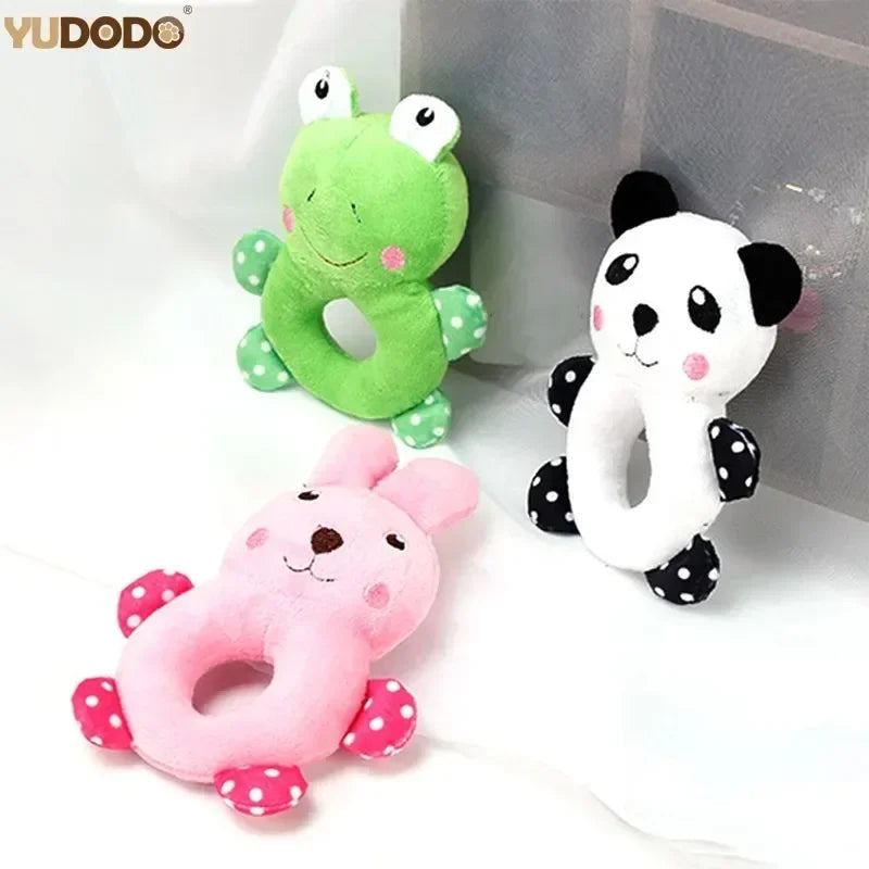 Plush Cartoon Panda, Frog, Rabbit, Pig & Chicken Toys;