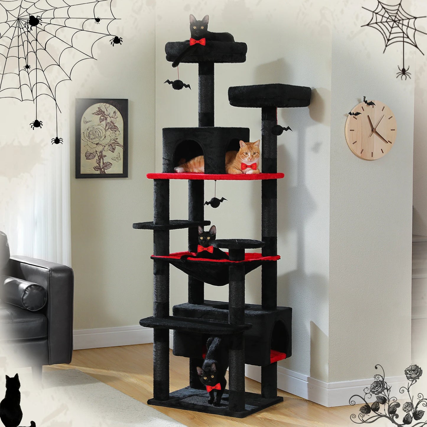 Large Cat Tree & Tower for Indoor Cats