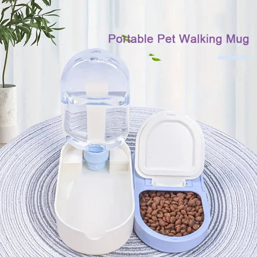 Leak-Proof Travel Pet Water Dispenser for Cats, Dogs; Lightweight & Easy to Clean;