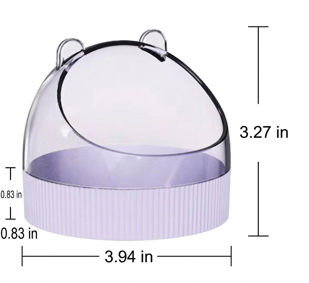 Colorful Acrylic Hamster Food Bowl