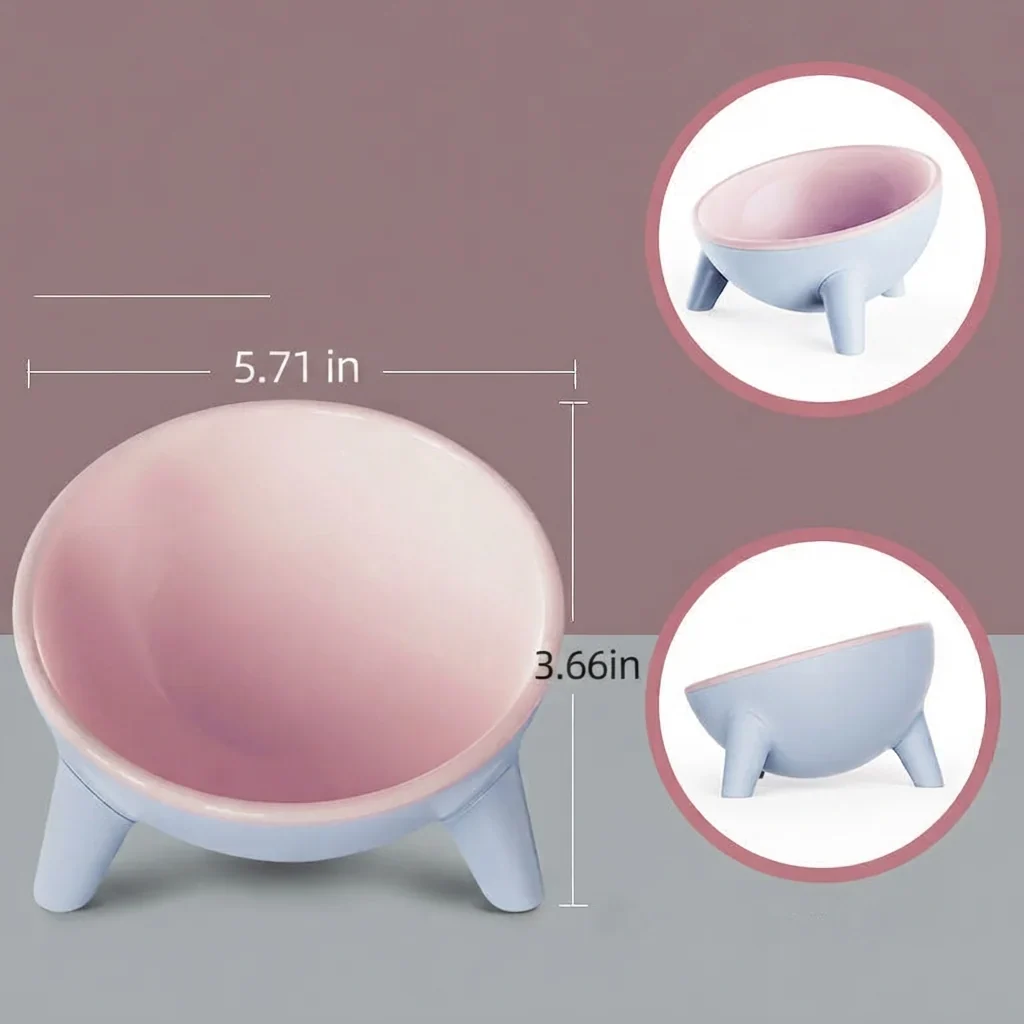 Nordic Feeding Bowls With Elevated Stand For Comfortable Mealtimes