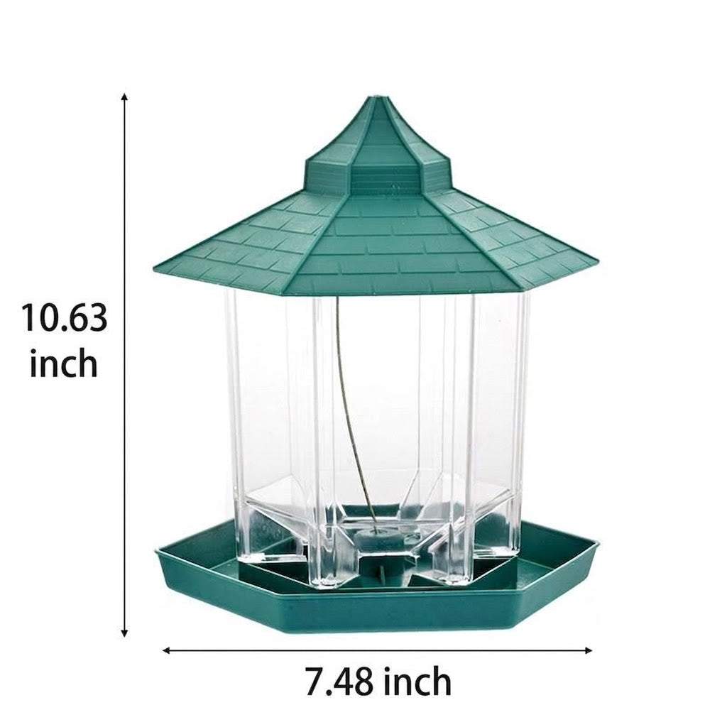 Outdoor Balcony Waterproof Hanging Bird Feeder Decor