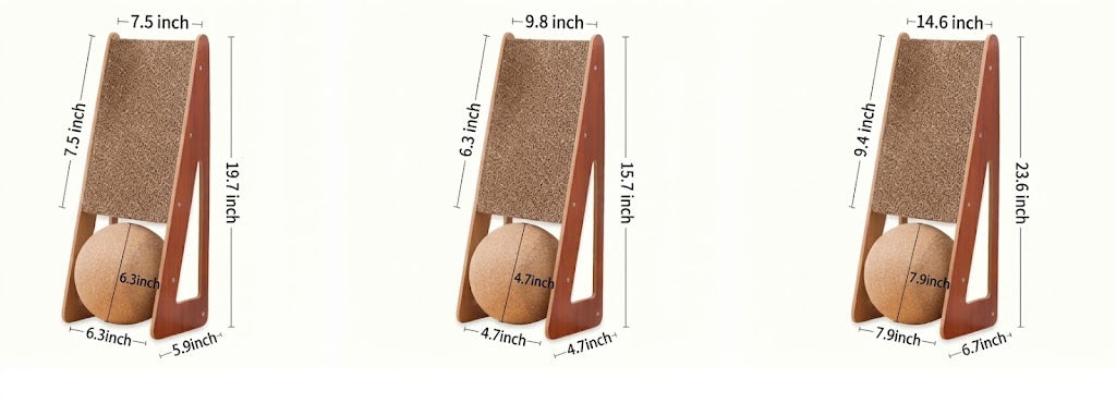 Pet Corrugated Paper Scratching Board Toy For Claw Grinding