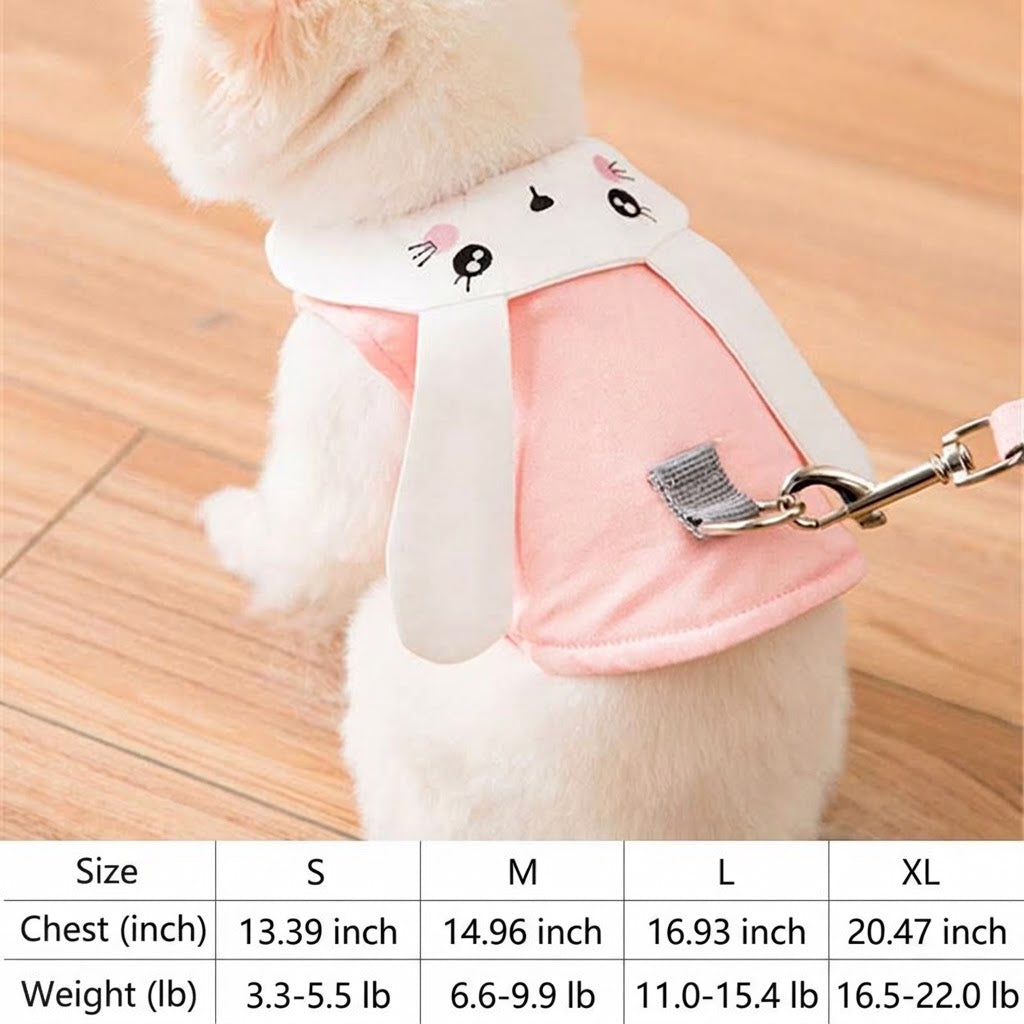 Adjustable Chest Harness And Leash Set For Comfortable Walking