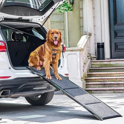 Dog Car Ramp;  63" Folding Pet Ramp / Large Dogs'