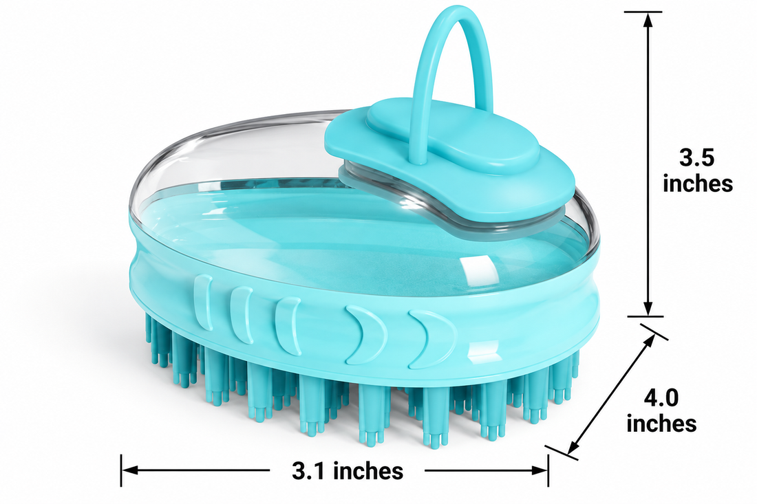 New Bath Massage Brush With Soft Silicone Design For Grooming