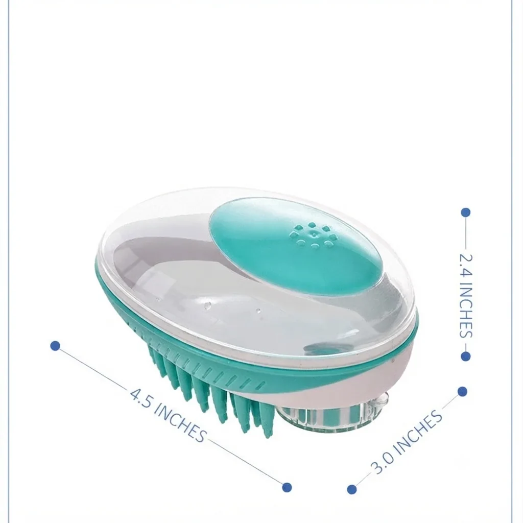 Bath Massage Brush With Hair Removal And Grooming Design