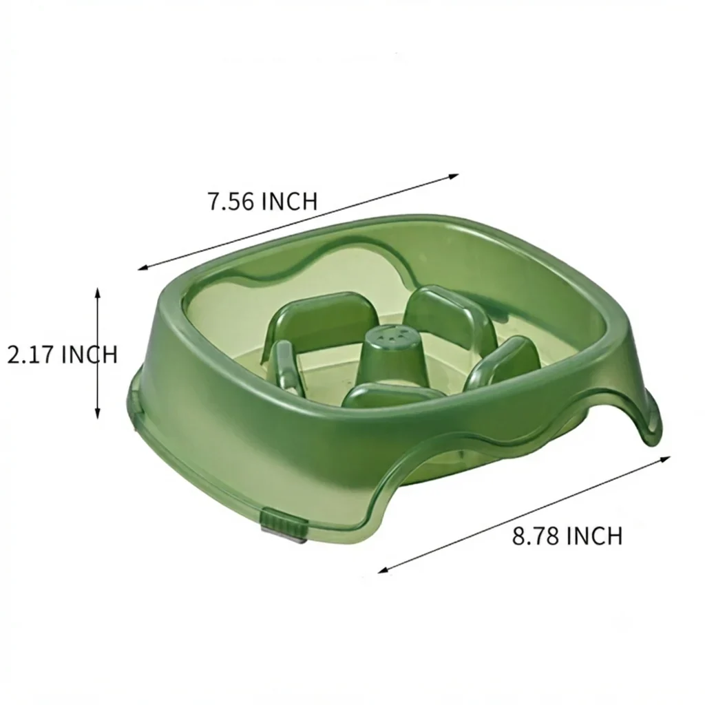 Slow Anti-Choking Feeding Bowl With Safe Water Feeder Design