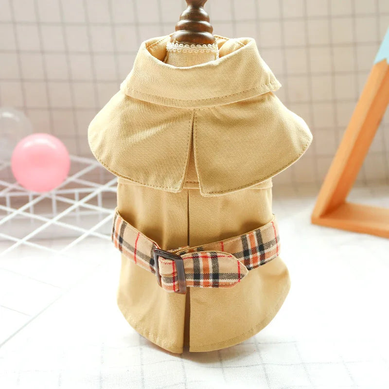Spring/ Autumn DogTrench Coat; Dog Skirt;