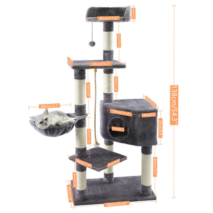Multi-Level Cat Tree Tower;  Kitten Tower Cozy Condo;
