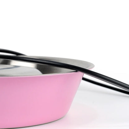 4 Colors Stainless Steel Dog/ Cat Bowls;