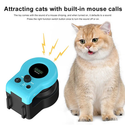 Interactive Cat Toy Chase Run; Exercise ;Adjustable Speed;