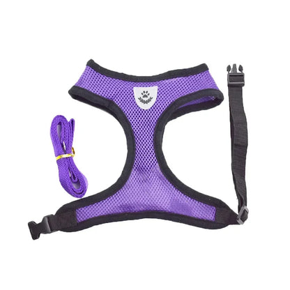 Dog Adjustable Harness / Vest & Walking Lead;