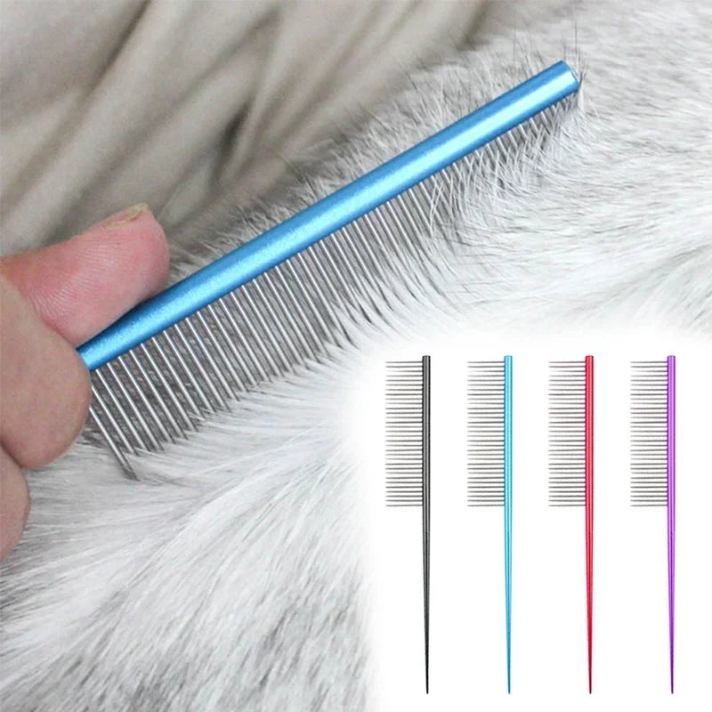 Pet Grooming Comb ;Pet Grooming Undercoat Rake Cats or Dogs; Easy To Remove Tangles; Smallt