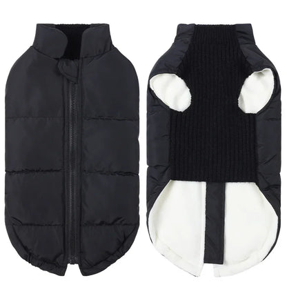 Winter Dog  Coats; BackZipper; Windproof;